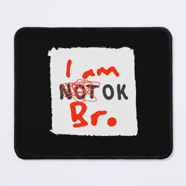 Item preview, I'm OK – Positive Mental Health Typography Quote Design designed and sold by ASN STUDIO.