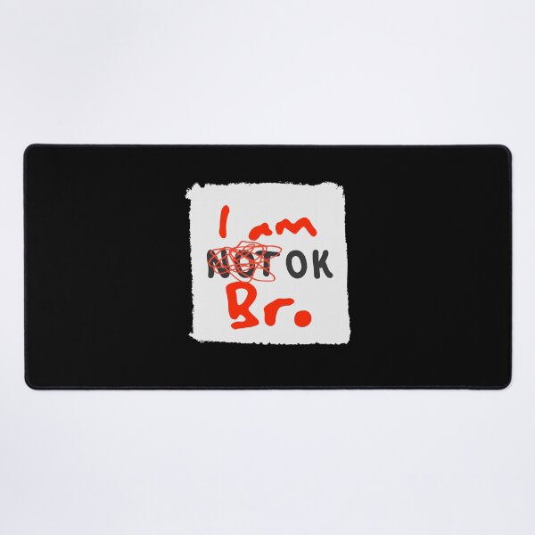 Item preview, I'm OK – Positive Mental Health Typography Quote Design designed and sold by ASN STUDIO.