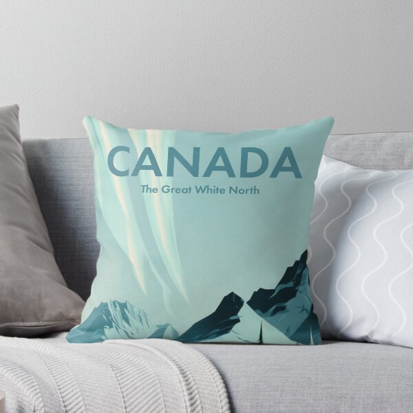 Item preview, Canada The Great White North, Northern Spirit Wall Art designed and sold by MarkedArtPrints.