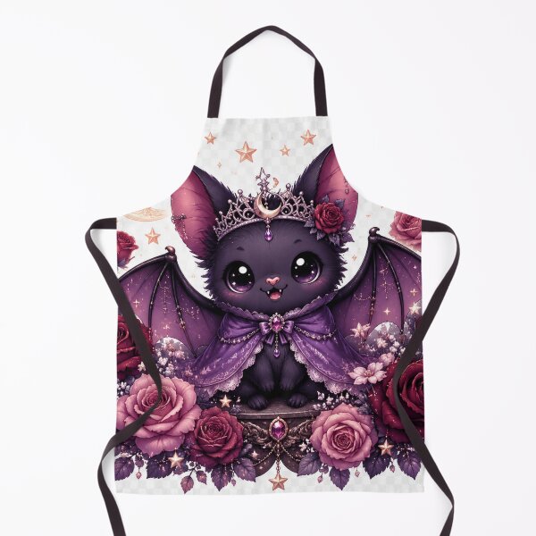 Item preview, Princess with Roses and Stars | Cute Kawaii Gothic Fantasy Bat designed and sold by Moonlight Studio.