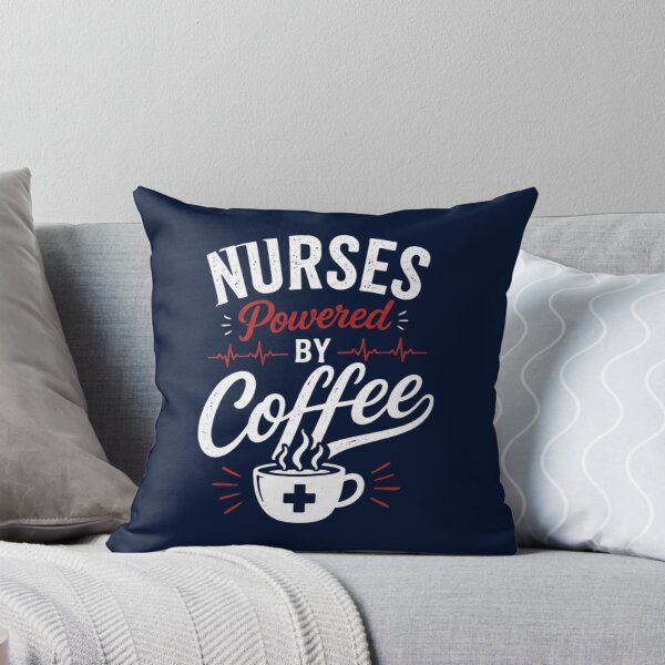 Item preview, Nurses Powered by Coffee designed and sold by ECWhite JR Designs.