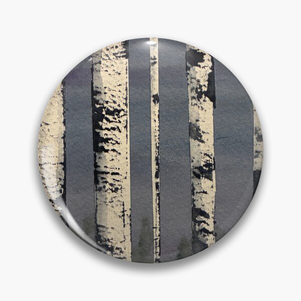 Item preview, Birch Trees at Night designed and sold by Lisa Neuman Watercolors.