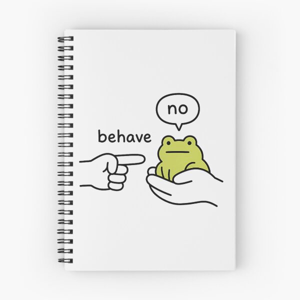 Item preview, Dishonest Frog Funny Frog Meme Behave No designed and sold by andromeda-redd.