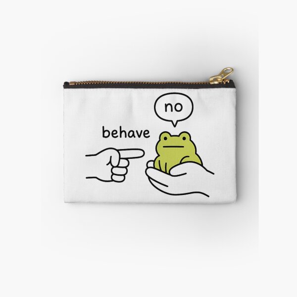 Item preview, Dishonest Frog Funny Frog Meme Behave No designed and sold by andromeda-redd.