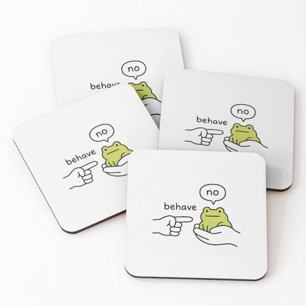 Item preview, Dishonest Frog Funny Frog Meme Behave No designed and sold by andromeda-redd.