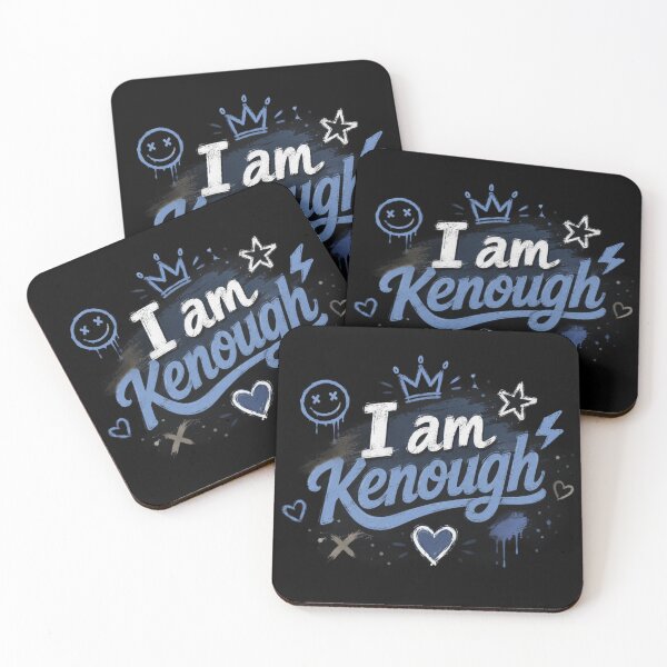Item preview, I Am Kenough – Blue Graffiti Typography Design designed and sold by Eddy048.