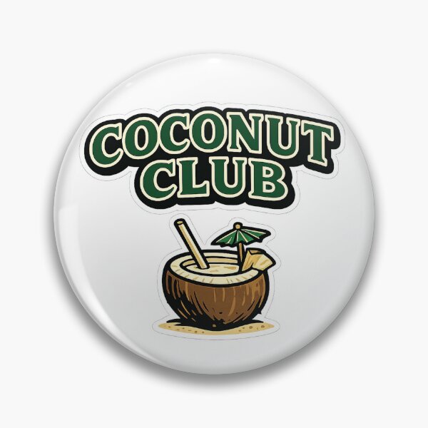 Item preview, Coconut Club Tropical Vacation Design designed and sold by EastEndTownie.