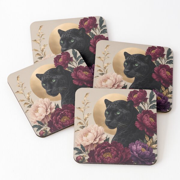 Item preview, Black Panther | Luxury Botanical Wall Art with Peonies designed and sold by Ophira Bloom.