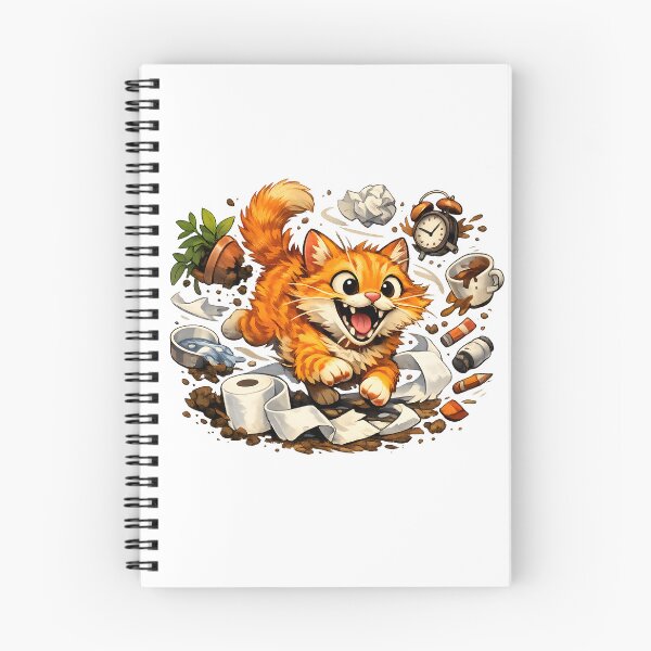 Item preview, Certified Orange Cat Energy – Chaotic Funny Orange Cat Illustration designed and sold by builtforyou.
