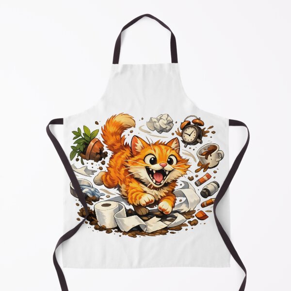 Item preview, Certified Orange Cat Energy – Chaotic Funny Orange Cat Illustration designed and sold by builtforyou.