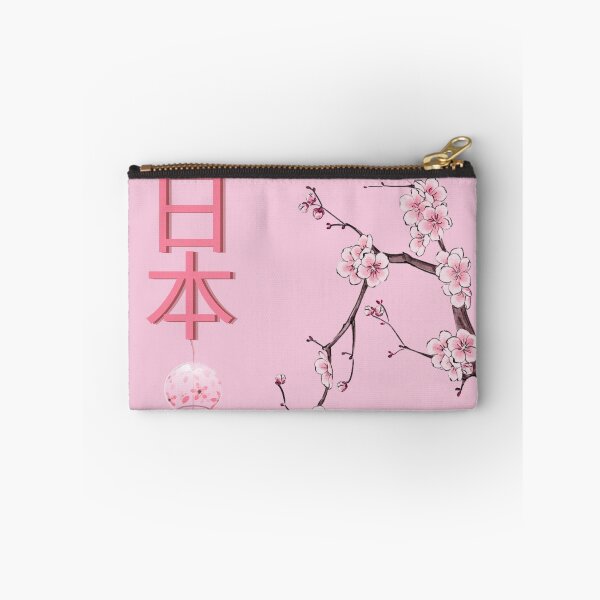 Item preview, 「日本」Japan Cherry Blossom Sakura Pink Flower Pink Text Pink Girly Feminine Aesthetic designed and sold by CaribbeanClown.