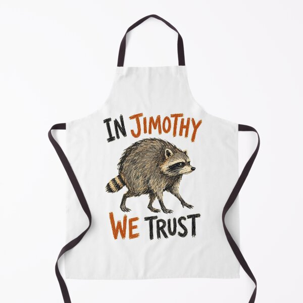 Item preview, In Jimothy We Trust – Viral Raccoon Meme designed and sold by Lacritsa .