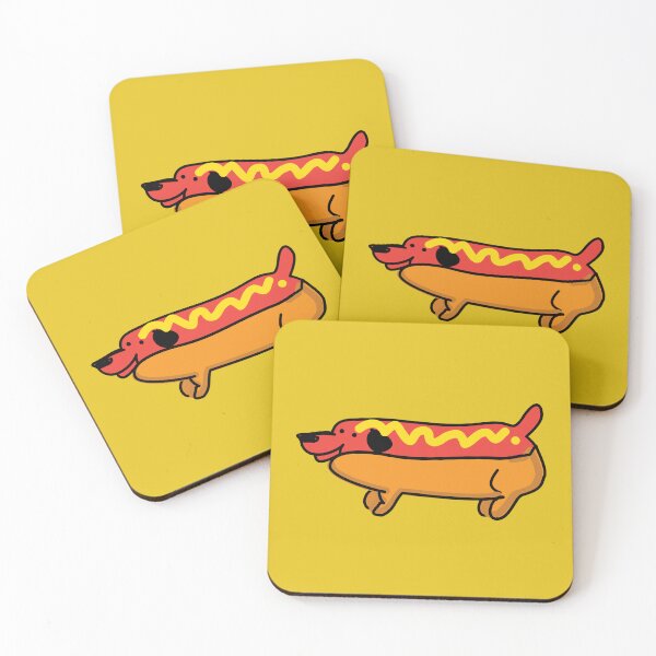Item preview, Hot dog cute funny pun designed and sold by fluffyfamcraft.