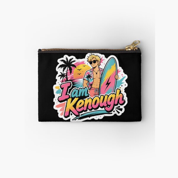 Item preview, I Am Kenough Surf Typography | Retro Beach Sunset Self Love Quote designed and sold by Eddy048.