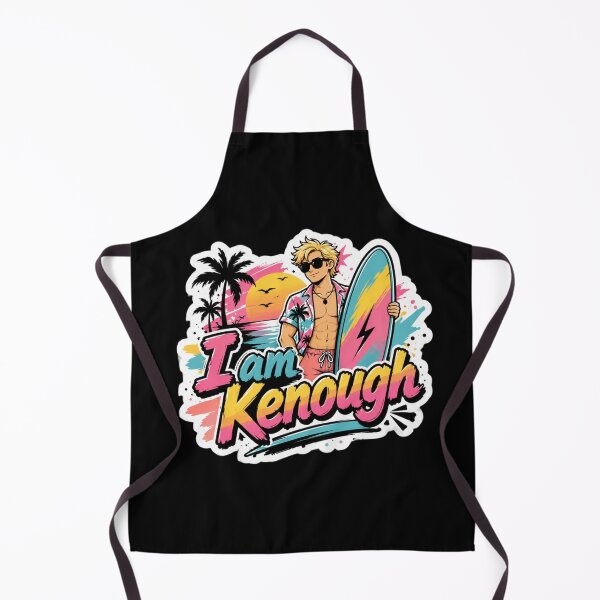 Item preview, I Am Kenough Surf Typography | Retro Beach Sunset Self Love Quote designed and sold by Eddy048.