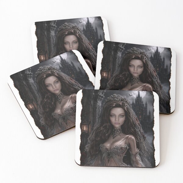 Item preview,     Dracula’s Vampire Bride in Haunted Castle designed and sold by Moxie-Cat-Universe.