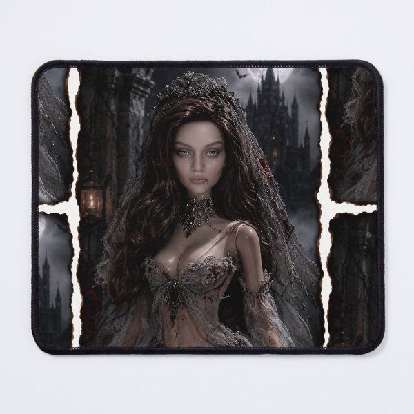 Item preview, Dracula’s Vampire Bride in Haunted Castle designed and sold by Moxie-Cat-Universe.