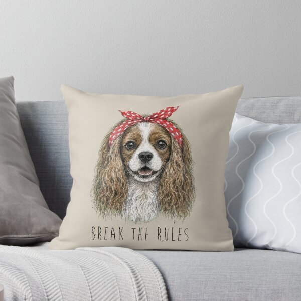Item preview, Break the Rules Cavalier King Charles Spaniel Funny Dog Lover Gift designed and sold by Kaurisdigital.