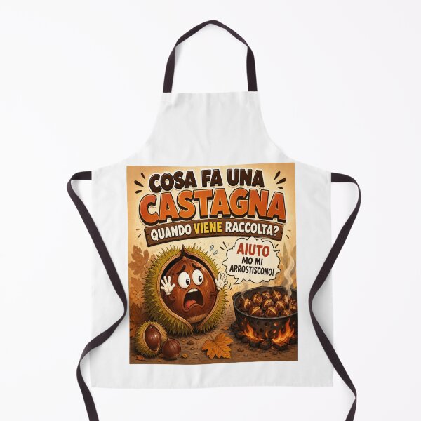 Item preview, Funny Chestnut – Roasted Chestnut Cartoon Joke designed and sold by RipantinaFantasy .