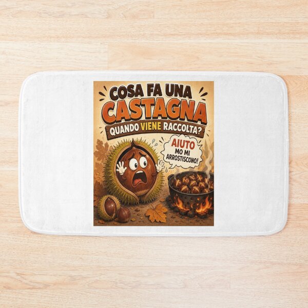 Item preview, Funny Chestnut – Roasted Chestnut Cartoon Joke designed and sold by RipantinaFantasy .