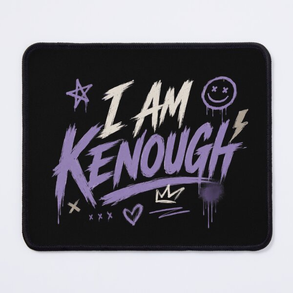 Item preview, I Am Kenough – Purple Graffiti Typography Design designed and sold by Eddy048.