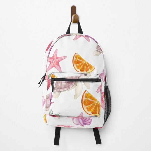 Item preview, Watercolor Sea Turtle Starfish and Summer Fruit Pattern designed and sold by NOUURRRR.