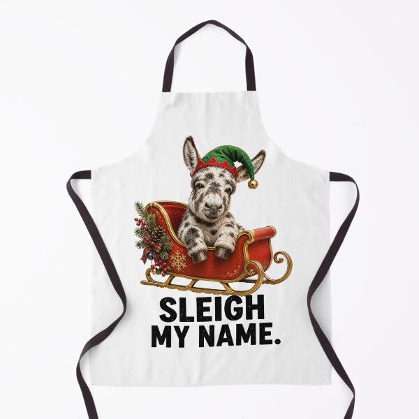 Item preview, Sleigh My Name Funny Christmas Donkey designed and sold by HippyRikky.
