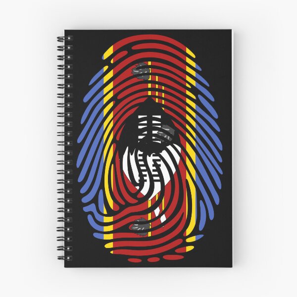 Item preview, Eswatini Flag Fingerprint Identity | Swazi DNA Heritage Graphic designed and sold by NTGUILTY.