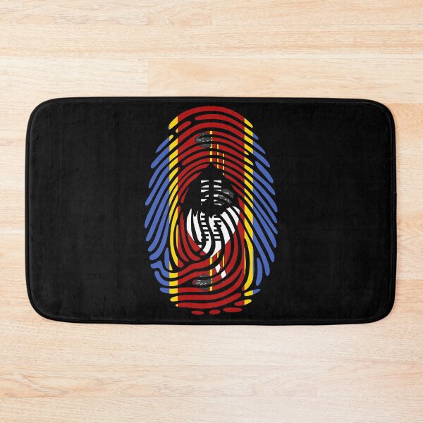 Item preview, Eswatini Flag Fingerprint Identity | Swazi DNA Heritage Graphic designed and sold by NTGUILTY.
