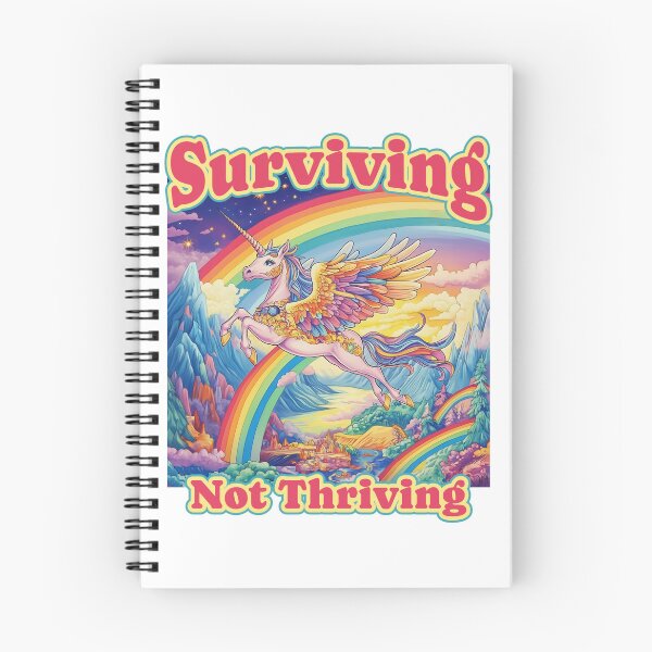 Item preview, surviving not thriving unicorn designed and sold by WolfmanProphecy.