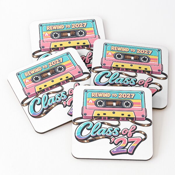 Item preview, Class of 2027 Retro Cassette Tape Senior Graduation designed and sold by teemix.