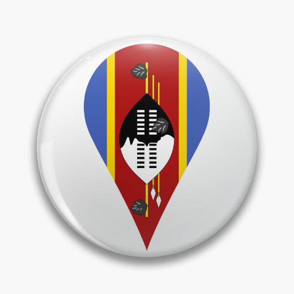 Item preview, Eswatini Flag Location Pin Map Marker | Swazi Destination GPS Icon designed and sold by NTGUILTY.