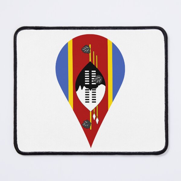Item preview, Eswatini Flag Location Pin Map Marker | Swazi Destination GPS Icon designed and sold by NTGUILTY.