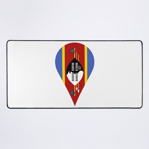 Item preview, Eswatini Flag Location Pin Map Marker | Swazi Destination GPS Icon designed and sold by NTGUILTY.
