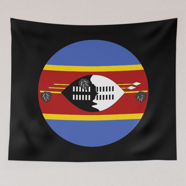 Item preview, Round Eswatini Flag Icon | Circular Swazi Flag Button Element designed and sold by NTGUILTY.