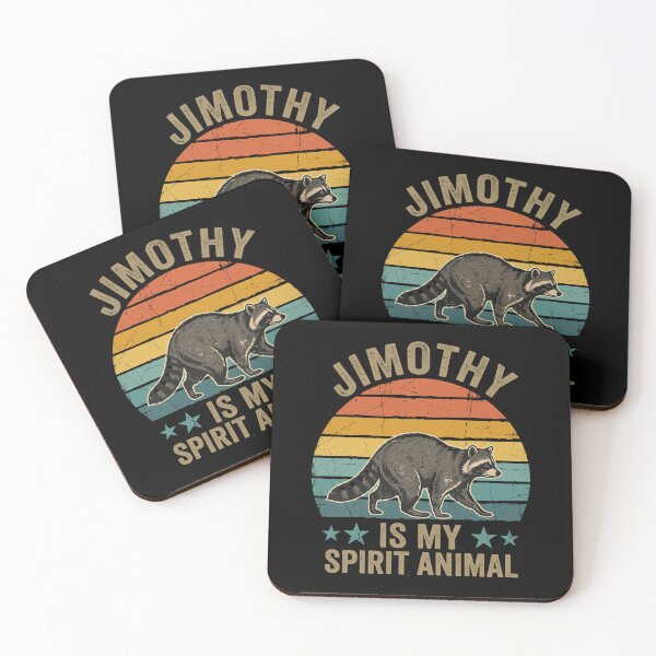 Item preview, Jimothy Is My Spirit Animal Raccoon Lover Wildlife Enthusiast designed and sold by Doodleoub.