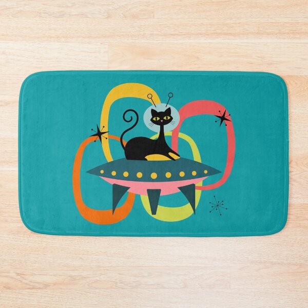 Item preview, Atomic Space Cat Mid Century Modern Retro Cat designed and sold by Volt Junkies.