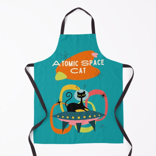 Item preview, Atomic Space Cat Mid Century Modern Retro Cat designed and sold by Volt Junkies.