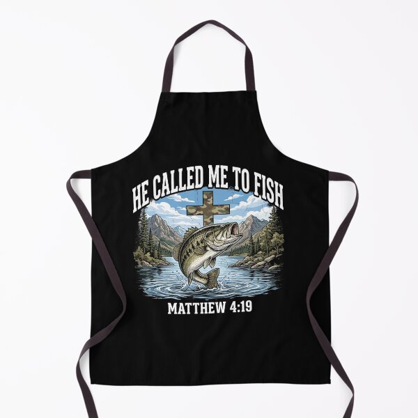 Item preview, He Called Me To Fish Christian Fisherman Religious Angler Bible Verse designed and sold by Doodleoub.