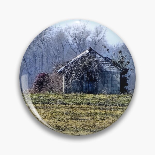 Item preview, Abandoned Cabin in Winter Field designed and sold by Stacey's unpromised.