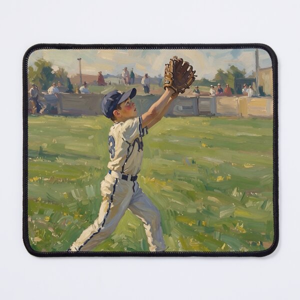 Item preview, Outfielder Catches the Ball designed and sold by TinCatOutPost.