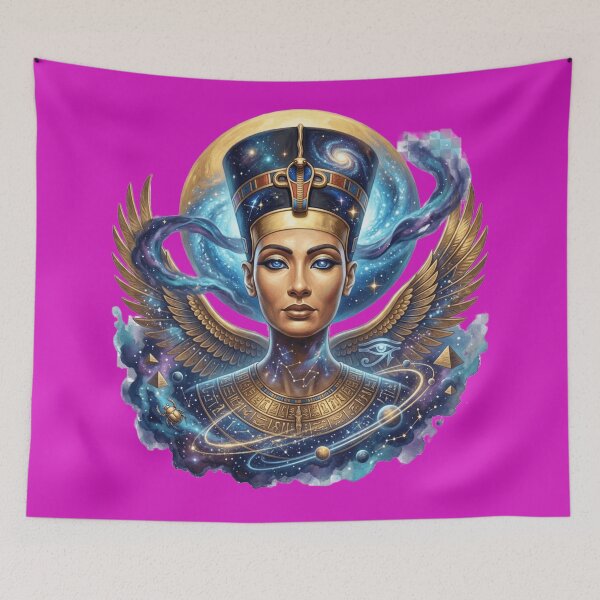 Item preview, The Cosmic Queen of Eternity | Divine Egyptian Majesty designed and sold by Zosera.