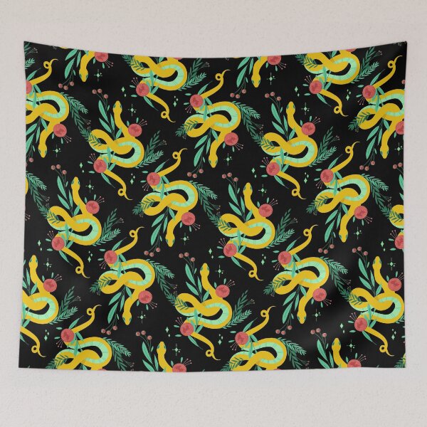 Item preview, Snake & Flower Pattern - Boho designed and sold by impactmedialab.