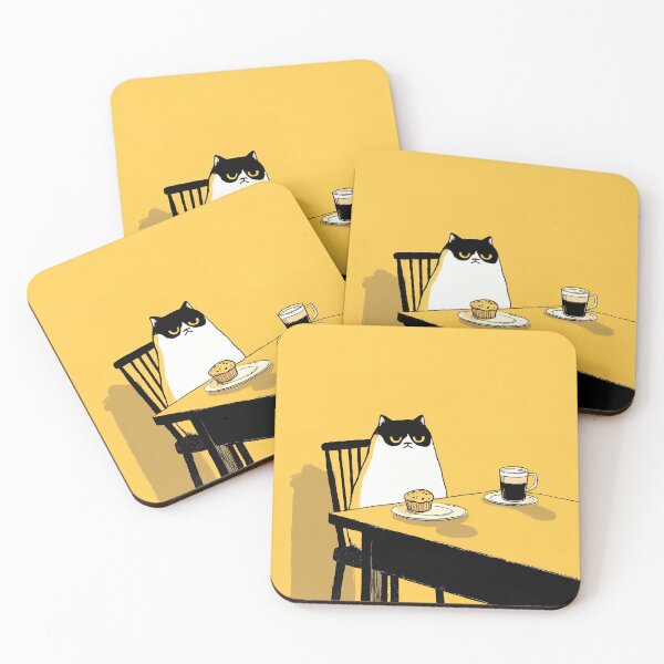 Item preview, Grumpy Cat at the Table designed and sold by Design Atlas.