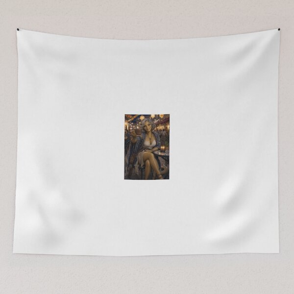 Item preview, Golden Scaled Lady sipping tea amigo designed and sold by CathryneDelamort.