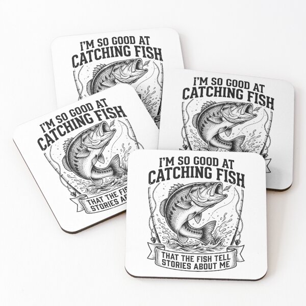 Item preview, I'm So Good At Catching Fish That The Fish Tell Stories About Me Fishing Angler Humor designed and sold by Doodleoub.
