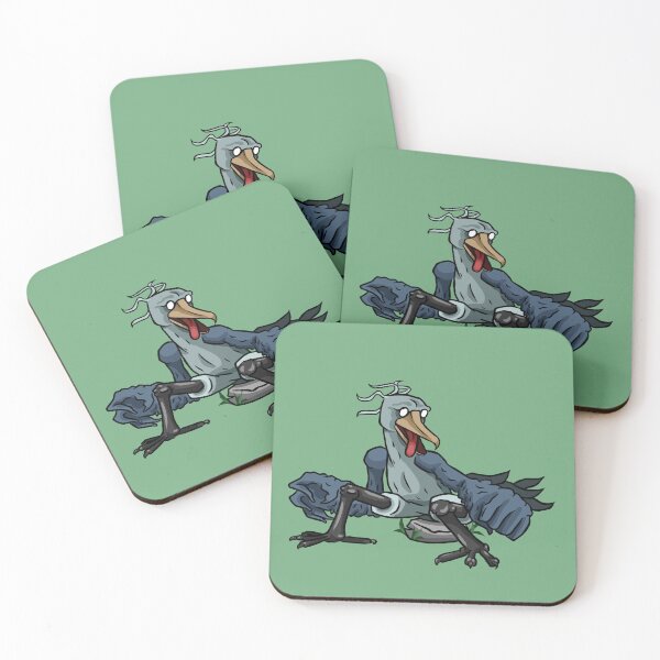 Item preview, Crazy Shoebill Stork – Funny Bird Cartoon Illustration designed and sold by MechanicalART.