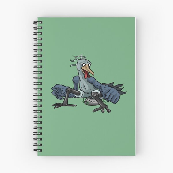 Item preview, Crazy Shoebill Stork – Funny Bird Cartoon Illustration designed and sold by MechanicalART.
