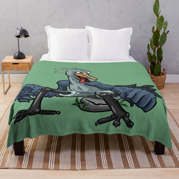 Item preview, Crazy Shoebill Stork – Funny Bird Cartoon Illustration designed and sold by MechanicalART.