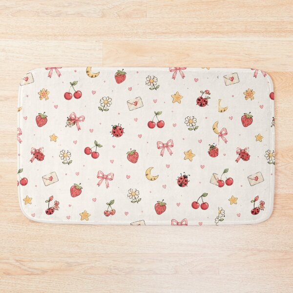 Item preview, Cute Kawaii Cottagecore Doodle Aesthetic Pattern designed and sold by NinaVibeStudio.